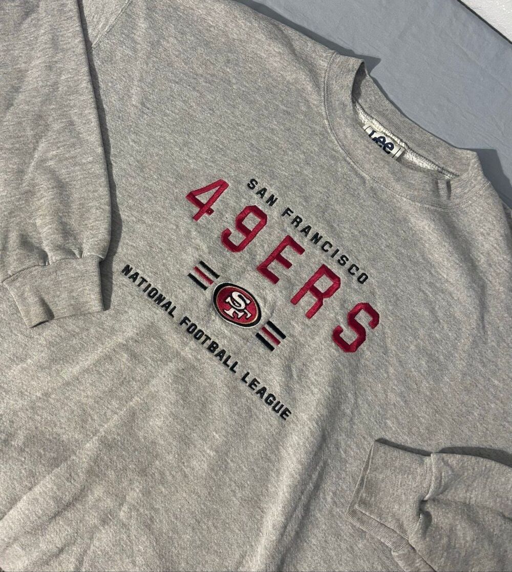 Vintage 90’s San Francisco 49ers LEE Sport Crewneck Sweatshirt XL Embroidered